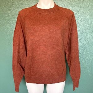 NWT Target A New Day Burnt Orange Lightweight Sweater Long Sleeve Top